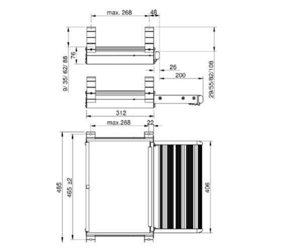 Thule Omnistep Manual Slide-Out Caravan Campervan Motorhome Step